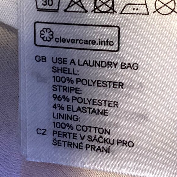 H&M Little Girls Formal White Sleeveless Dress 4-6 Months Fully Lined Wedding - Picture 8 of 8